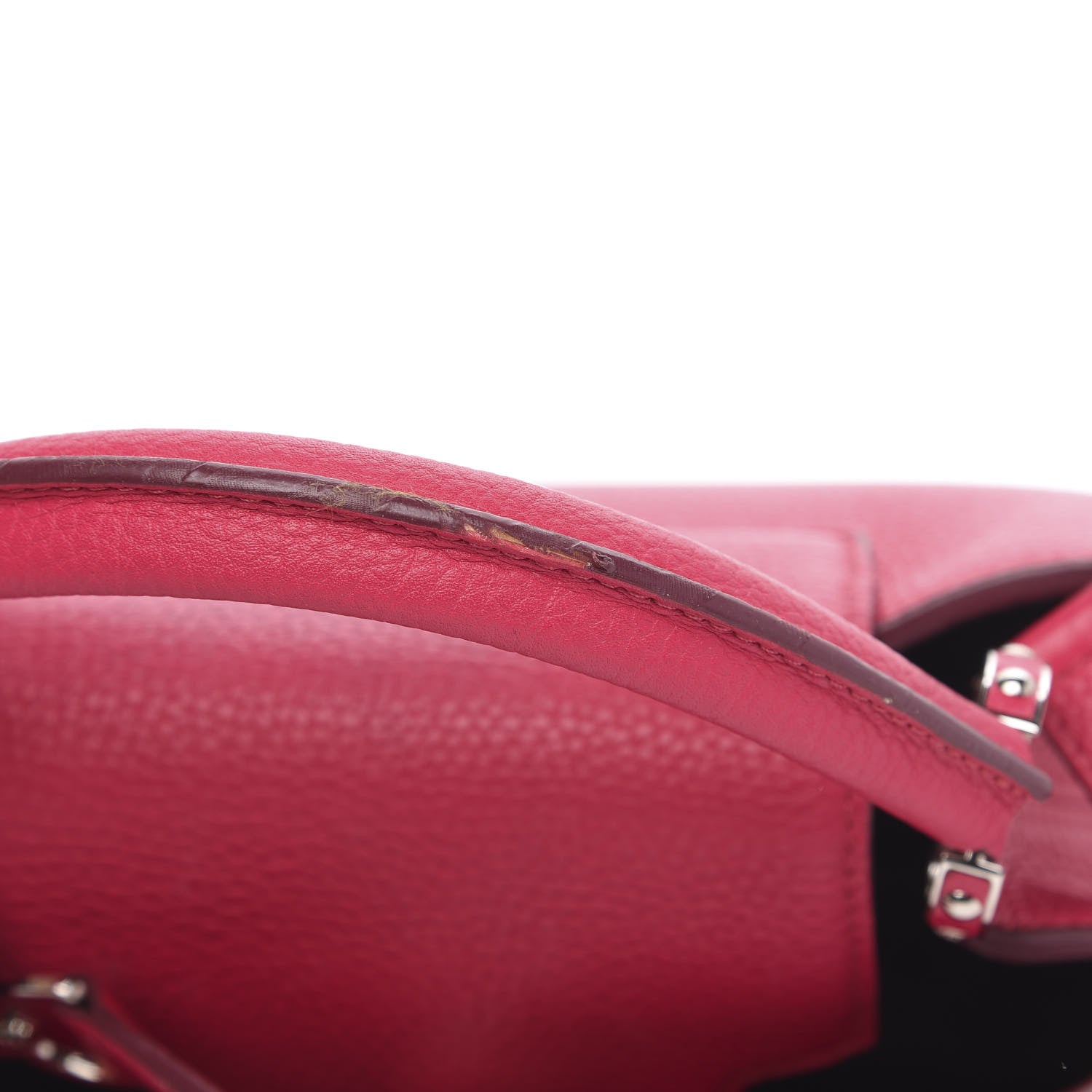 Louis Vuitton Taurillon Capucines BB Fuchsia 11 of 12