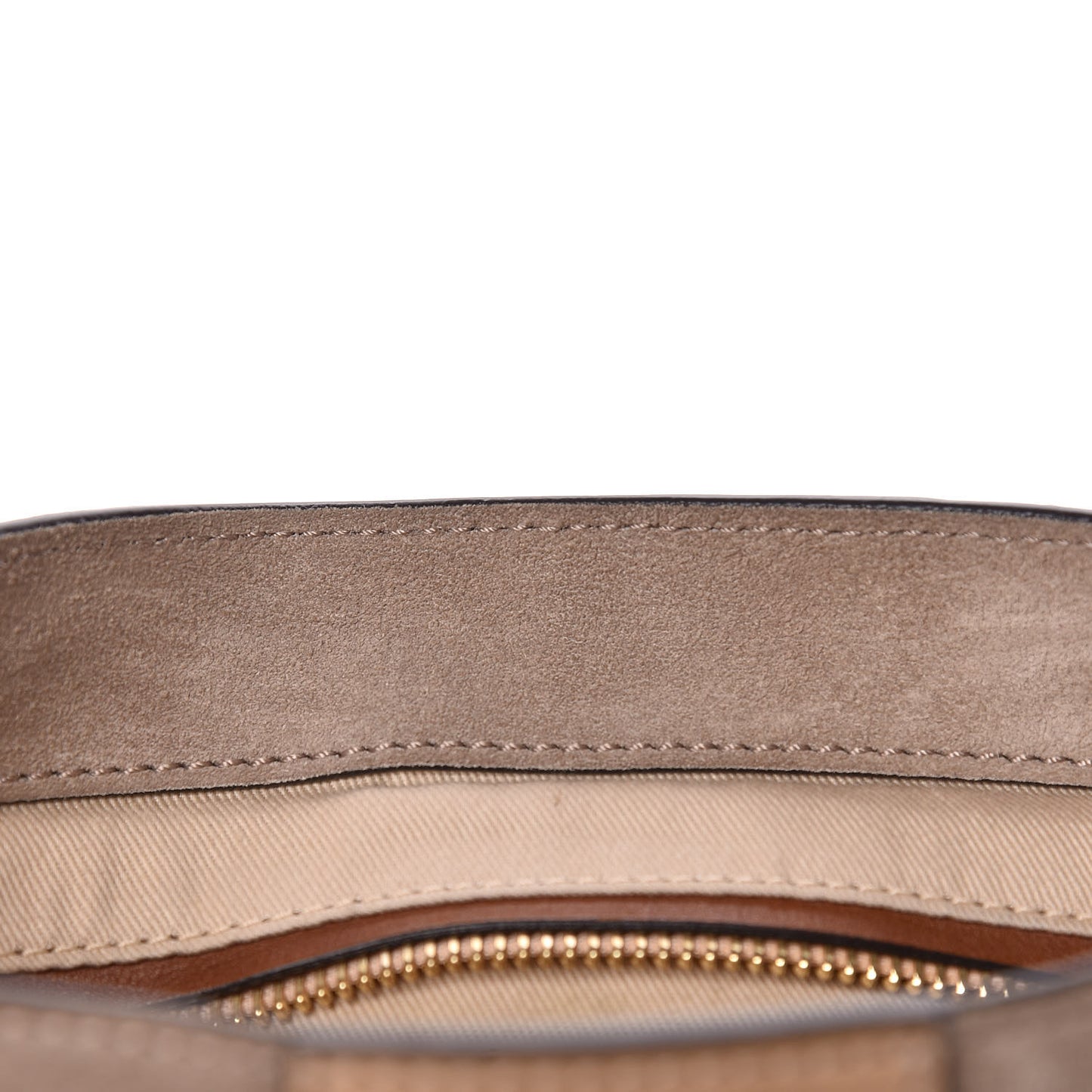 Suede Calfskin Small Lexa Shoulder Bag Motty Grey