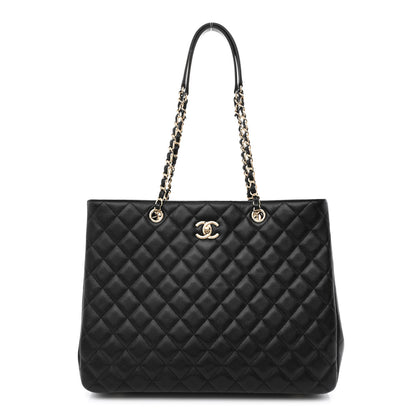 Chanel Caviar Quilted Large Shopping Tote Black 1 of 11