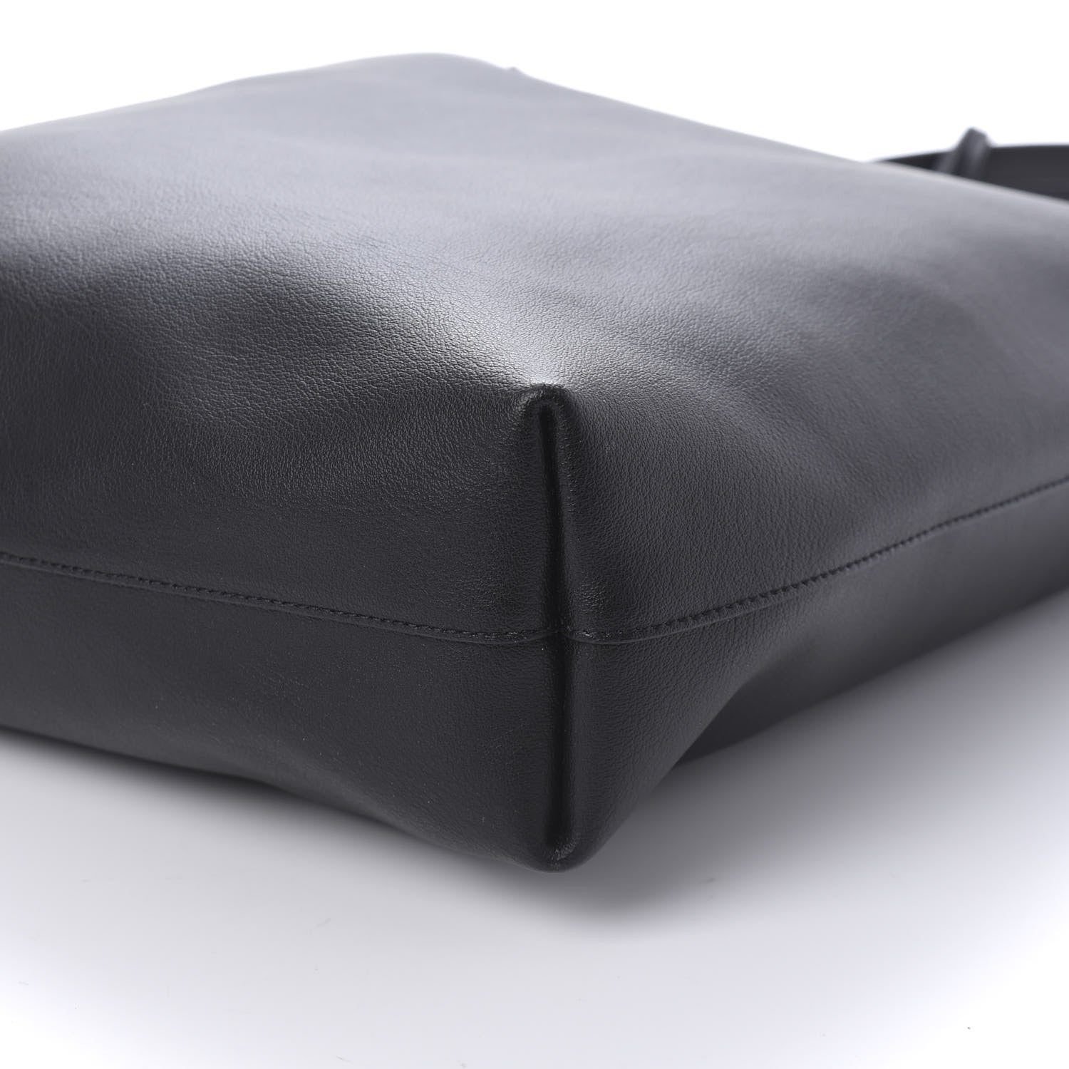 Saint Laurent Calfskin Medium Shopping Tote Black 7 of 9