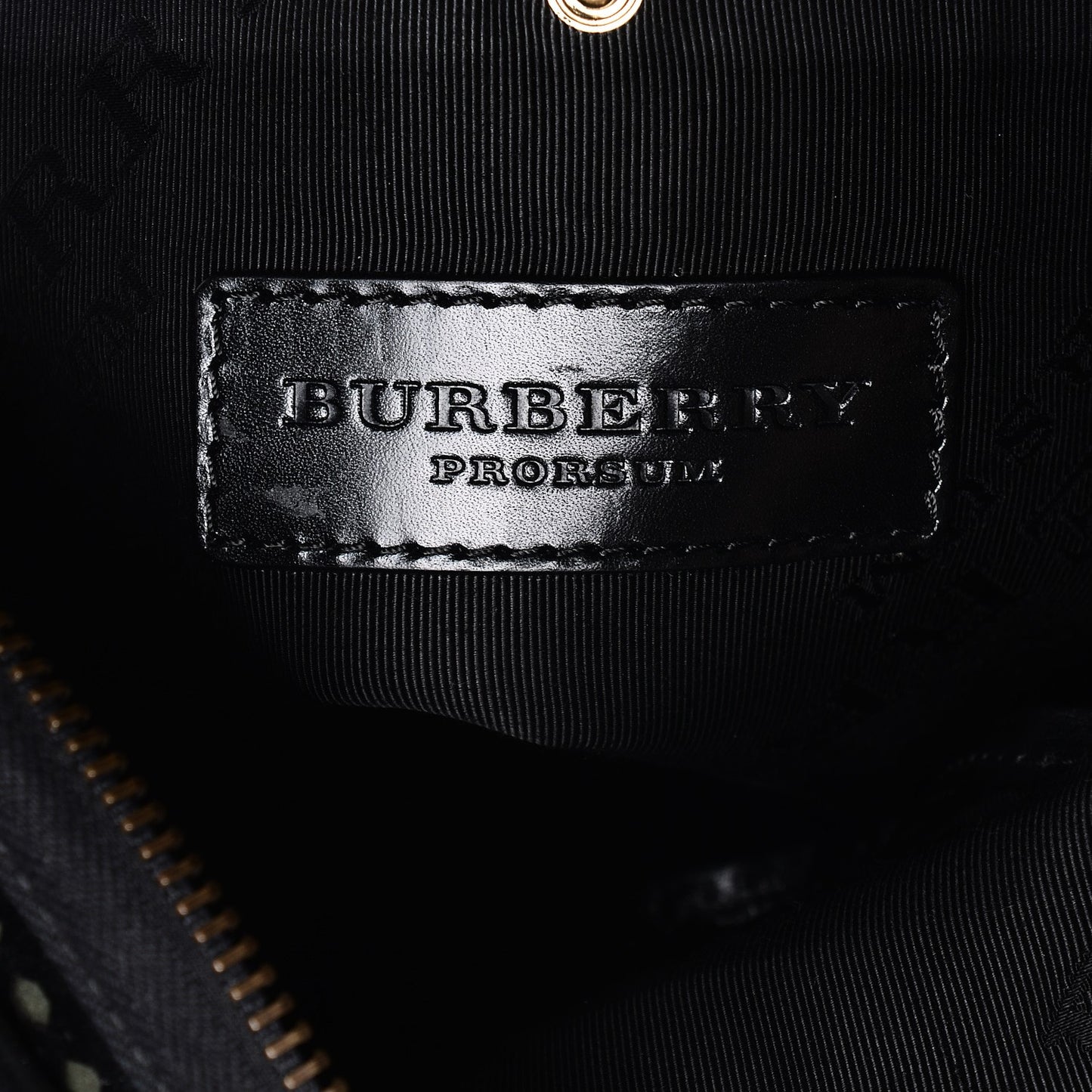 Prorsum Laser Cut Calfskin Hong Kong Medium Bloomsbury Black Elderberry