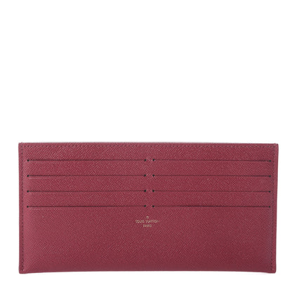 Louis Vuitton Calfskin Felicie Card Holder Insert Fuchsia 2 of 10