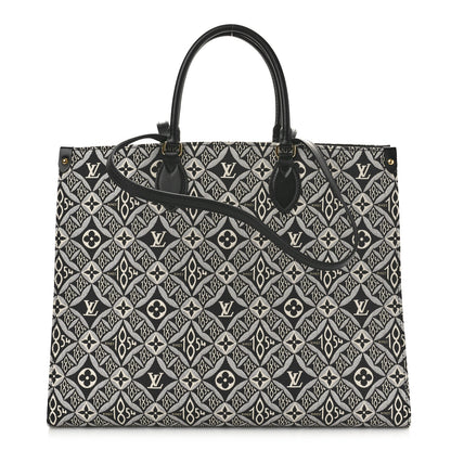 Louis Vuitton Jacquard Since 1854 Onthego GM Grey 1 of 10