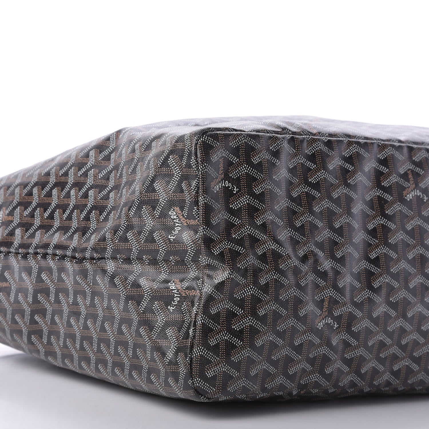 Goyard Goyardine Saint Louis GM Black Gold 6 of 7