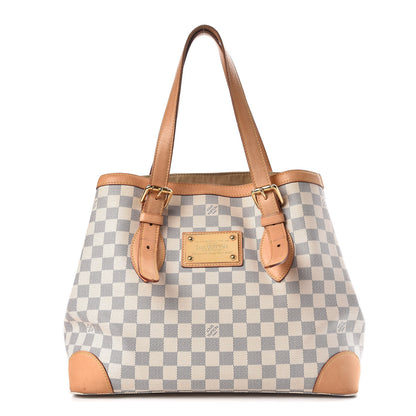 Louis Vuitton Damier Azur Hampstead MM 1 of 19
