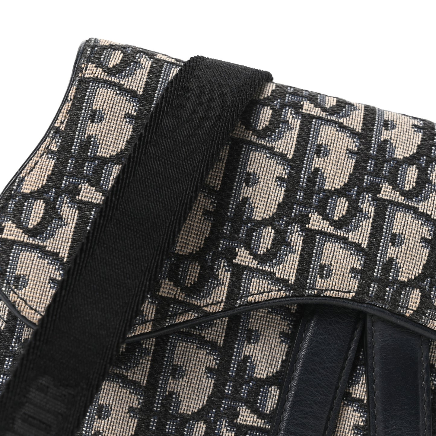 Oblique Saddle Belt Pouch Blue