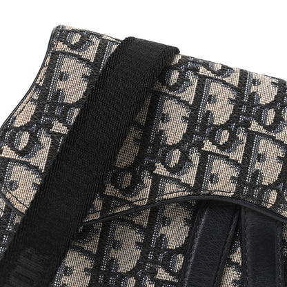 Christian Dior Oblique Saddle Belt Pouch Blue 7 of 9