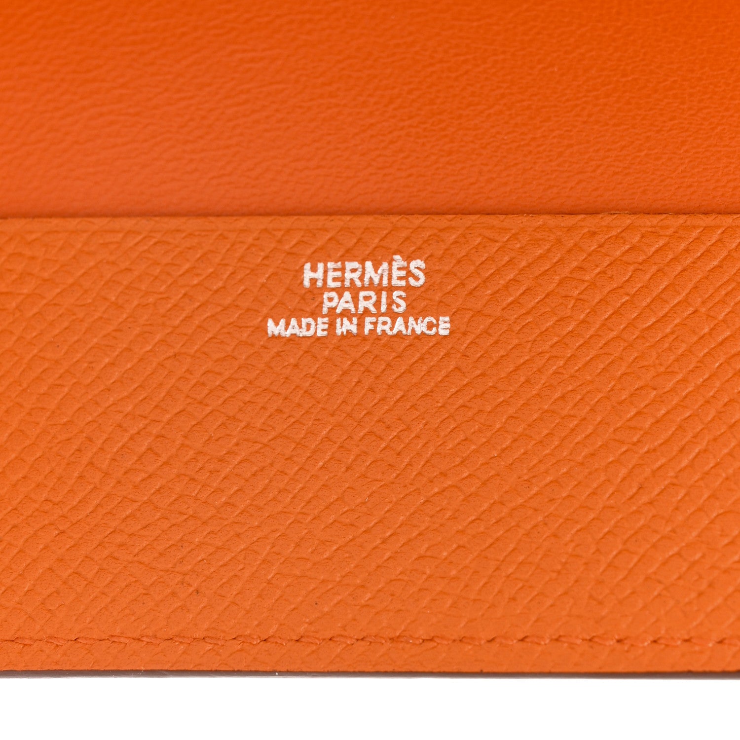 Hermes Epsom M2 Magellan Passport Holder Orange 6 of 7