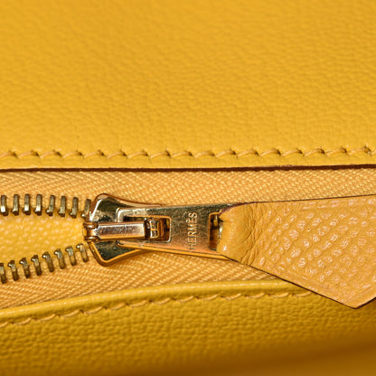 Hermes Epsom Birkin 35 Jaune D'Or 11 of 29