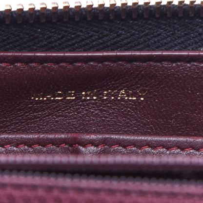 Chanel Lambskin Quilted Large Gusset Zip Around Wallet Black 7 of 12