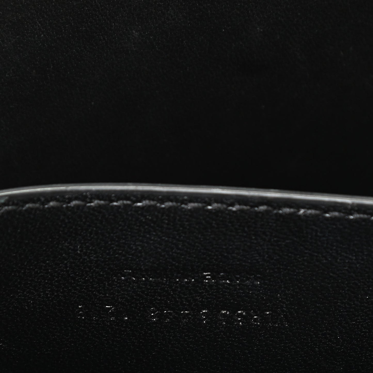 Suede Small Classic Monogram Palm Tree Kate Satchel Black