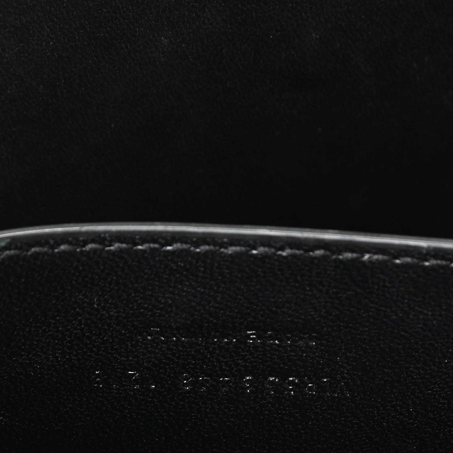 Saint Laurent Suede Small Classic Monogram Palm Tree Kate Satchel Black 6 of 8