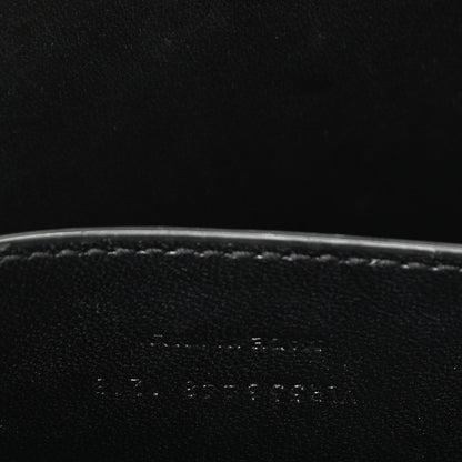 Saint Laurent Suede Small Classic Monogram Palm Tree Kate Satchel Black 6 of 8