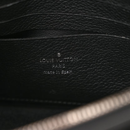 Louis Vuitton Soft Calfskin Snakeskin My Lockme Chain Pochette Black 6 of 11