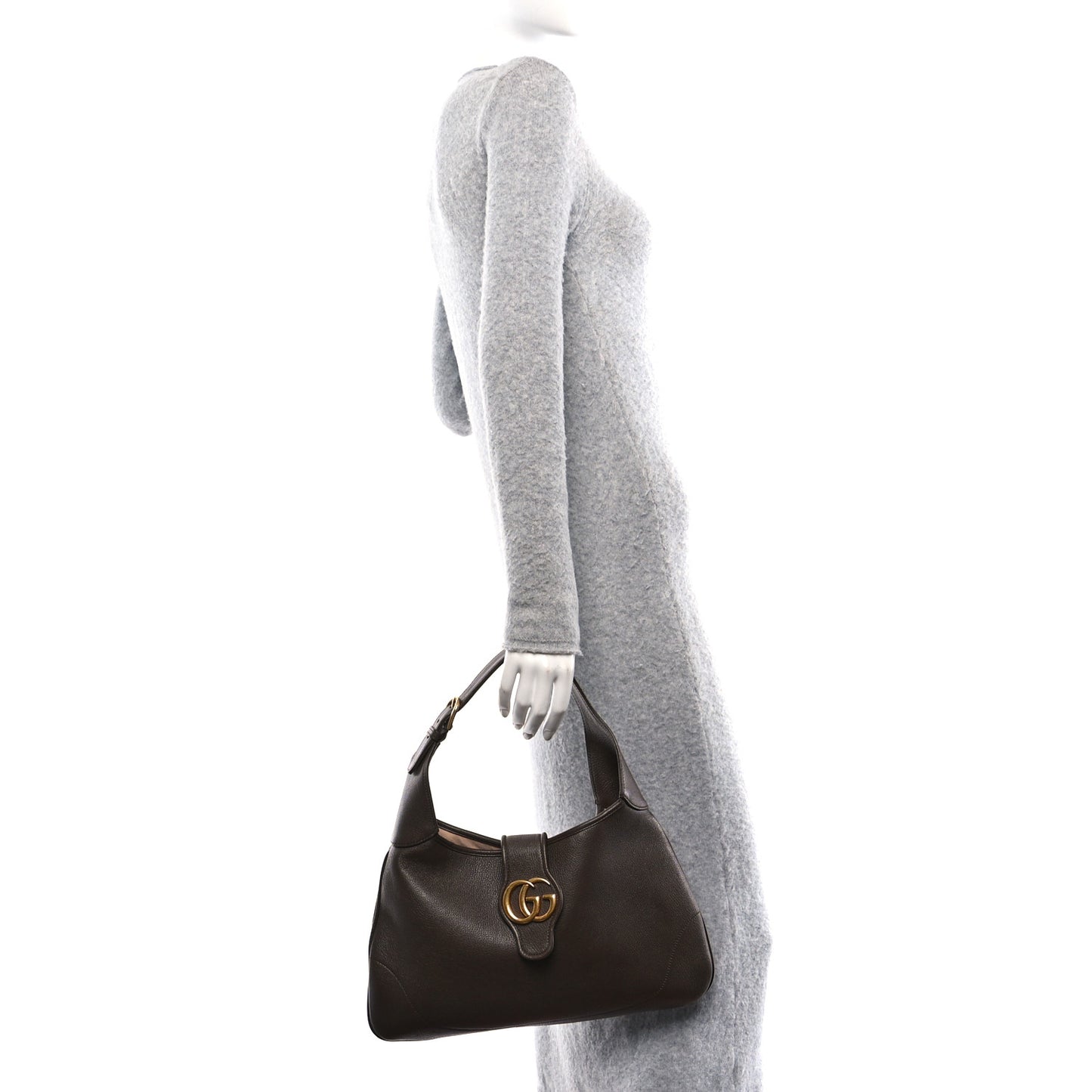 Goatskin Medium Aphrodite Shoulder Bag New Acero