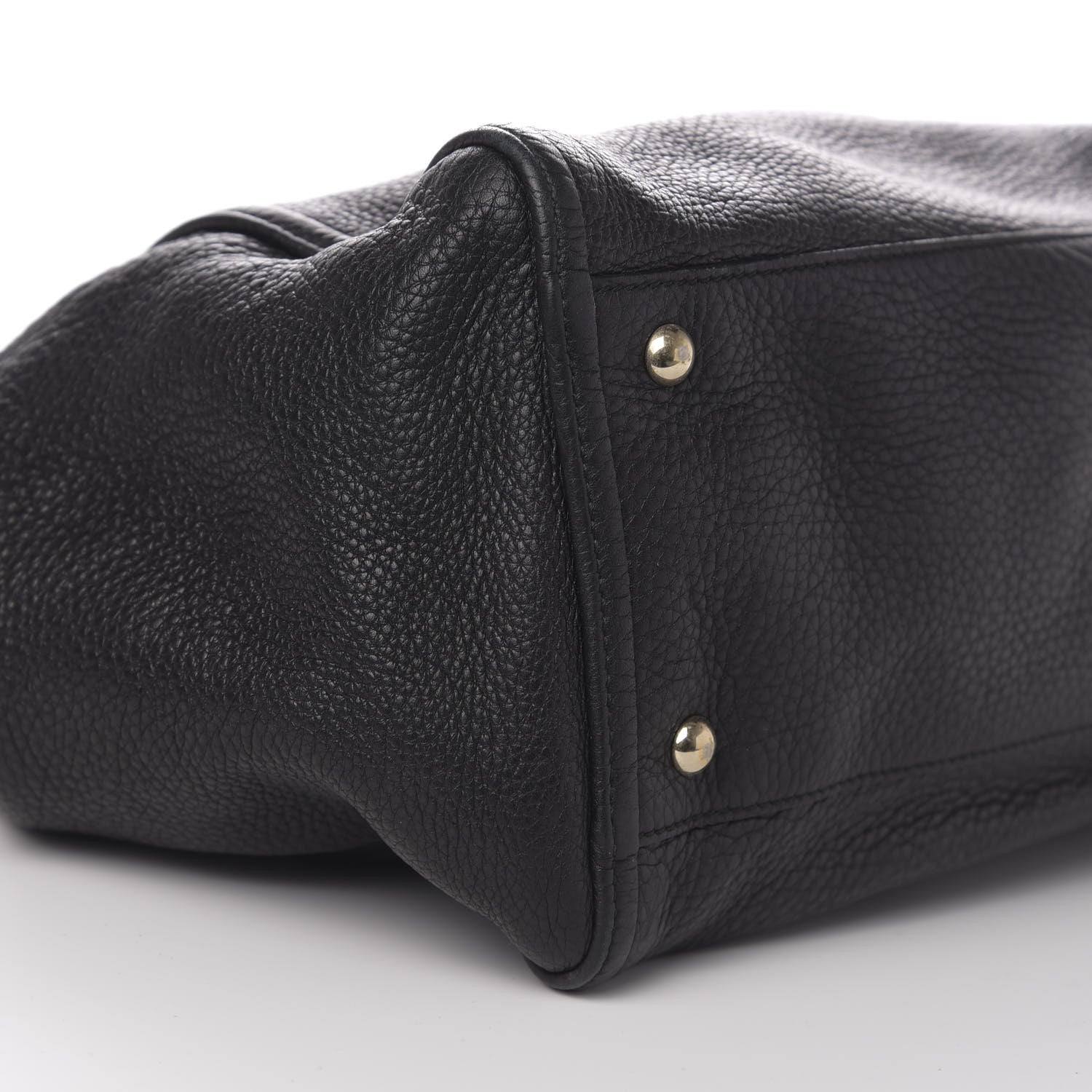 Gucci Pebbled Calfskin Medium Soho Shoulder Bag Black 10 of 12