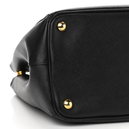 Prada Saffiano Medium Galleria Double Zip Tote Black 8 of 10