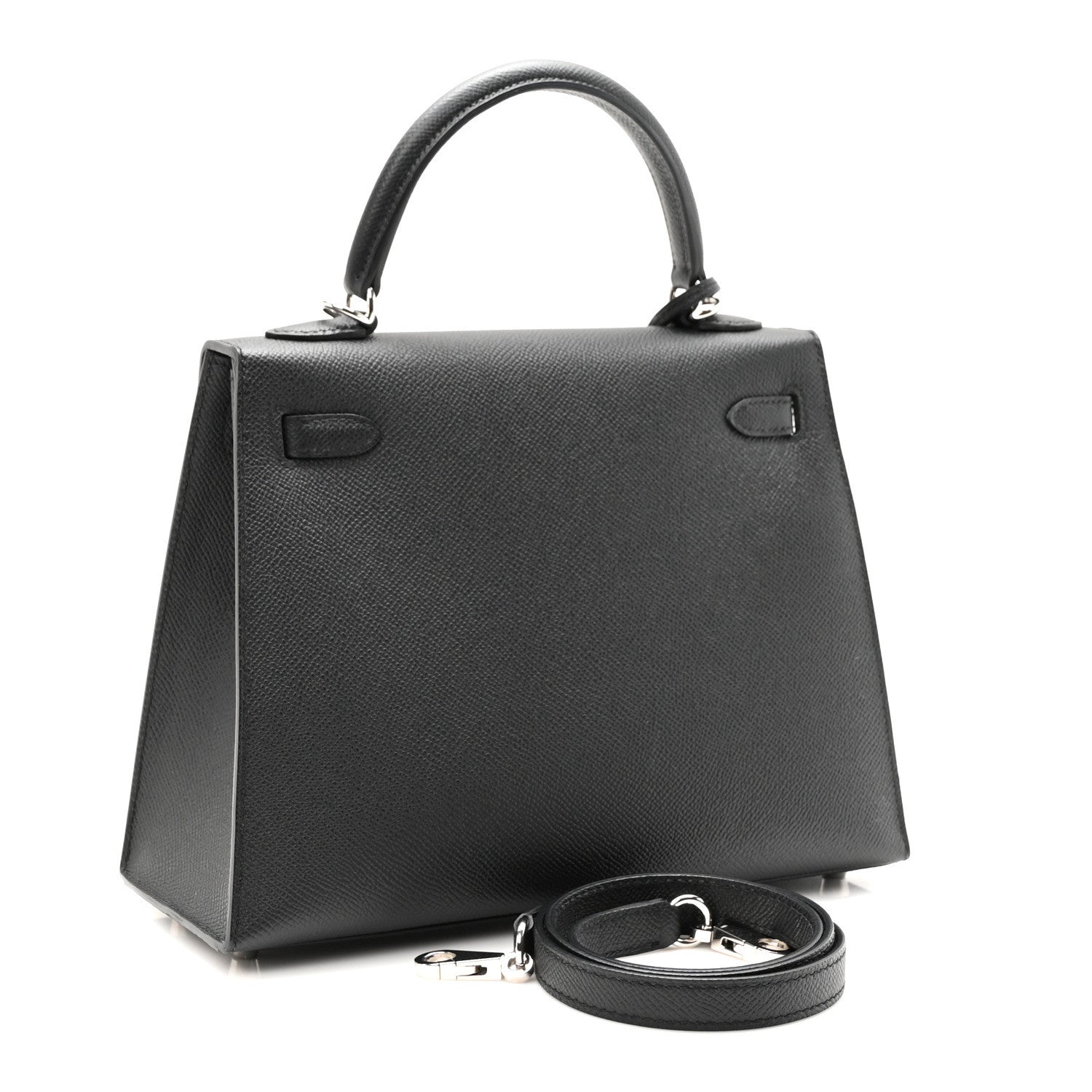 Hermes Epsom Kelly Sellier 25 Black 3 of 9