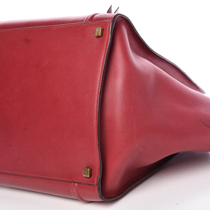 Celine Supple Calfskin Medium Phantom Luggage Red 15 of 21