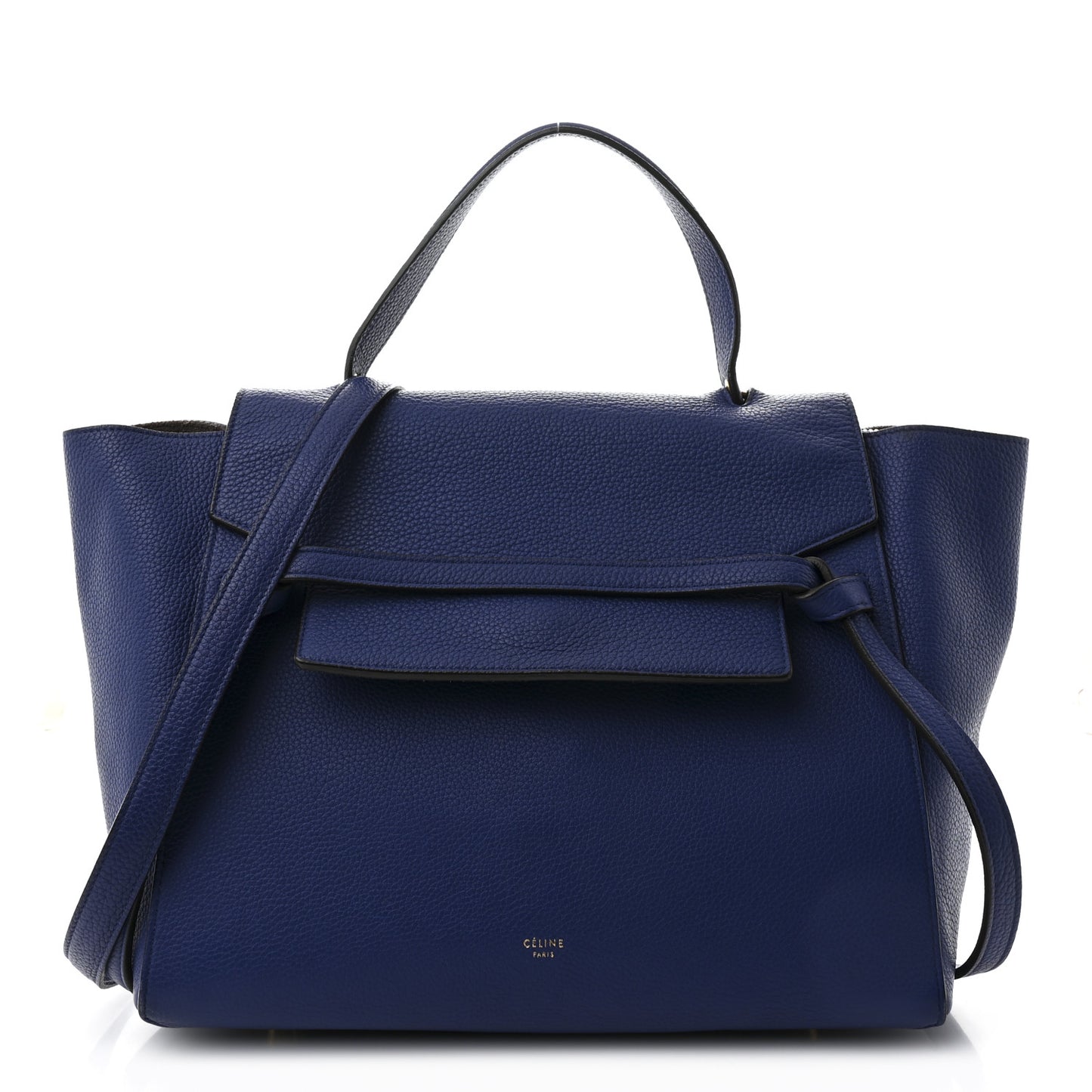 Grained Calfskin Mini Belt Bag Indigo
