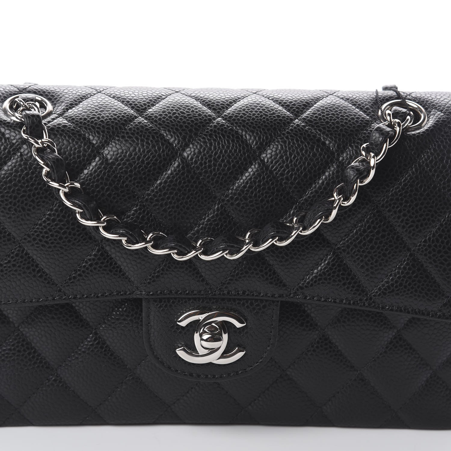 Chanel Caviar Quilted Small Double Flap Black 9 of 9