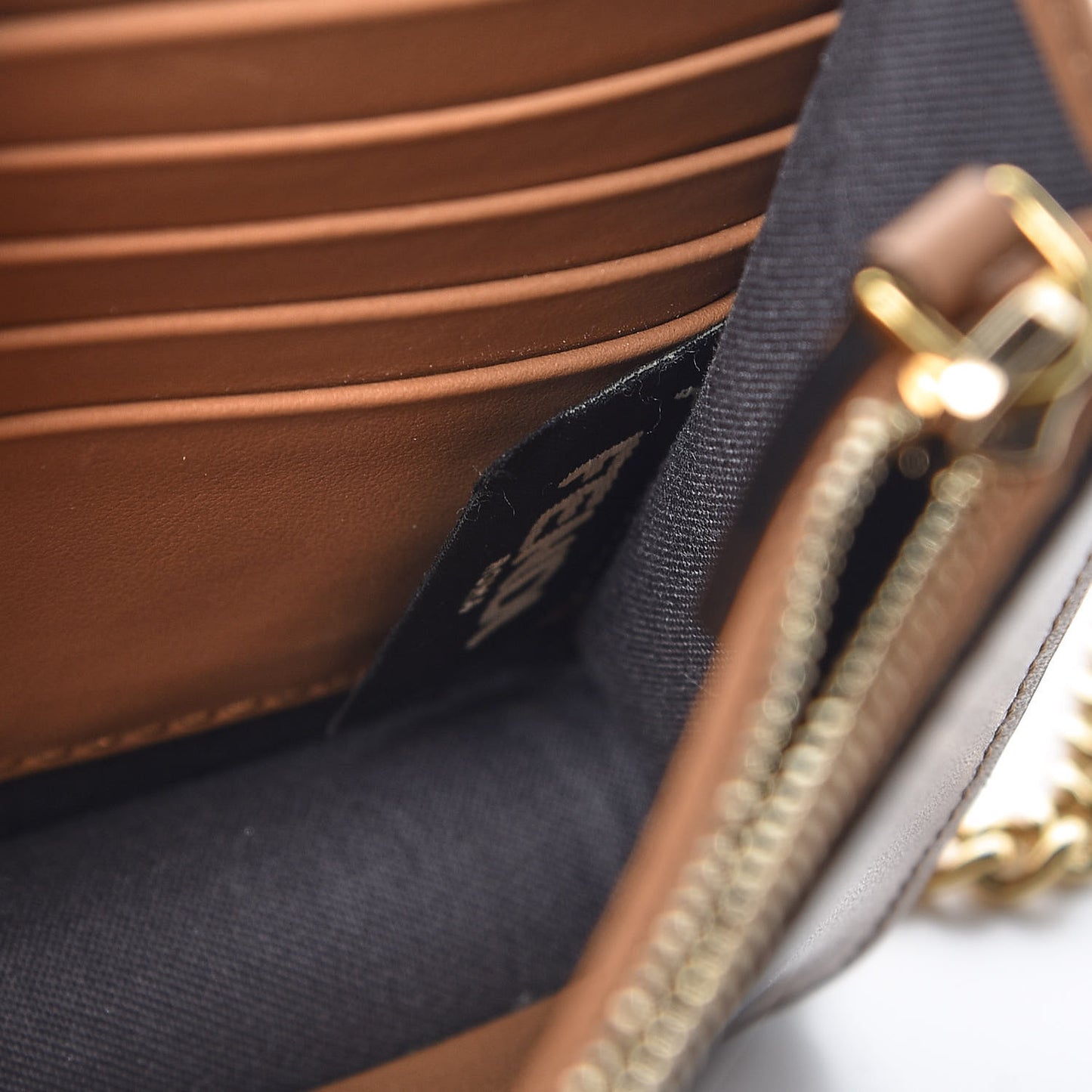 Vitello F is Fendi Medium Envelope Wallet on Chain Orzo