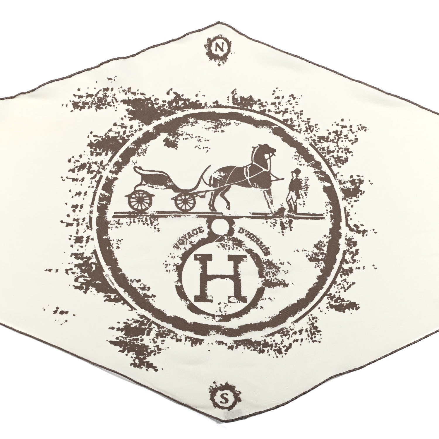 Hermes Silk Voyage d'Hermes Scarf 4 of 4