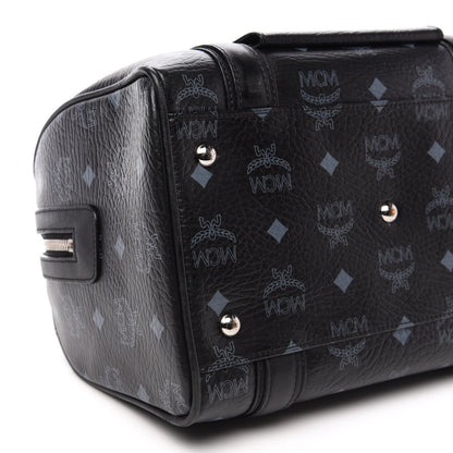 MCM Visetos Small Boston Bag Black 6 of 13