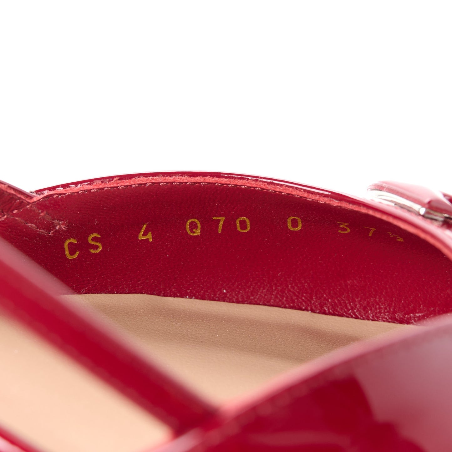 Patent Tonal Vlogo Slingback 40mm Pumps 37.5 Blossom