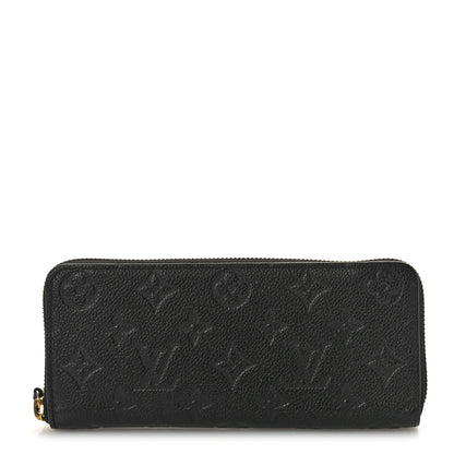 Louis Vuitton Empreinte Clemence Wallet Black 1 of 8