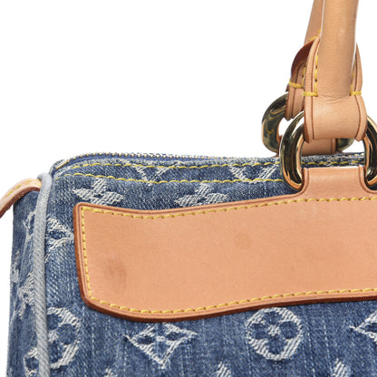 Louis Vuitton Monogram Denim Neo Speedy Blue 9 of 10