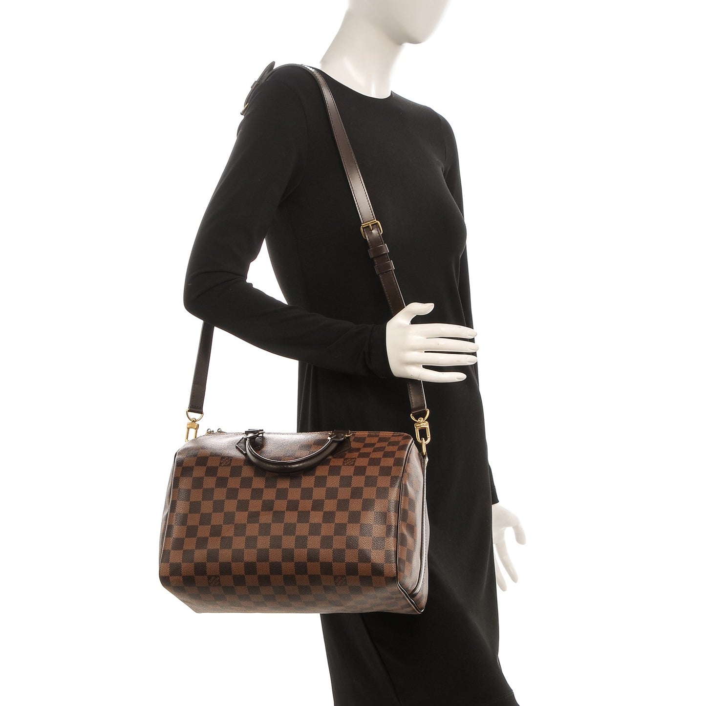 Damier Ebene Speedy Bandouliere 30