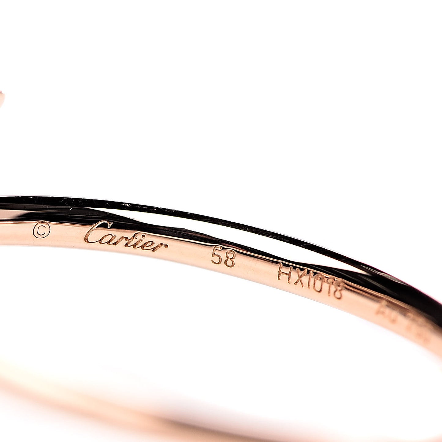 18K Pink Gold Small Juste Un Clou Ring 58 8.25