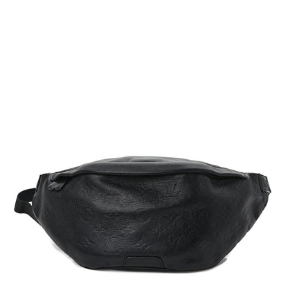 Louis Vuitton Calfskin Monogram Shadow Discovery Bumbag Black 1 of 8
