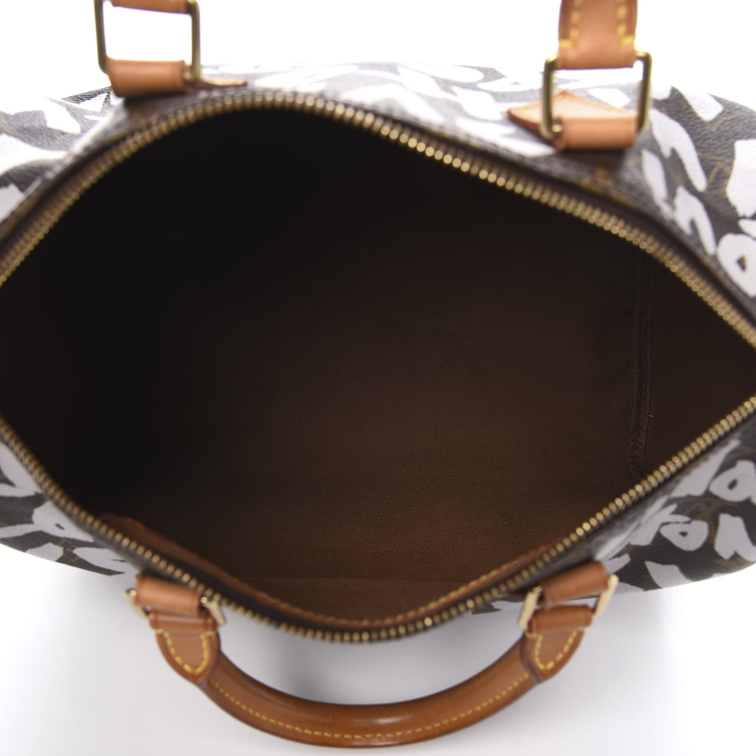 Louis Vuitton Monogram Graffiti Speedy 30 Silver 5 of 13