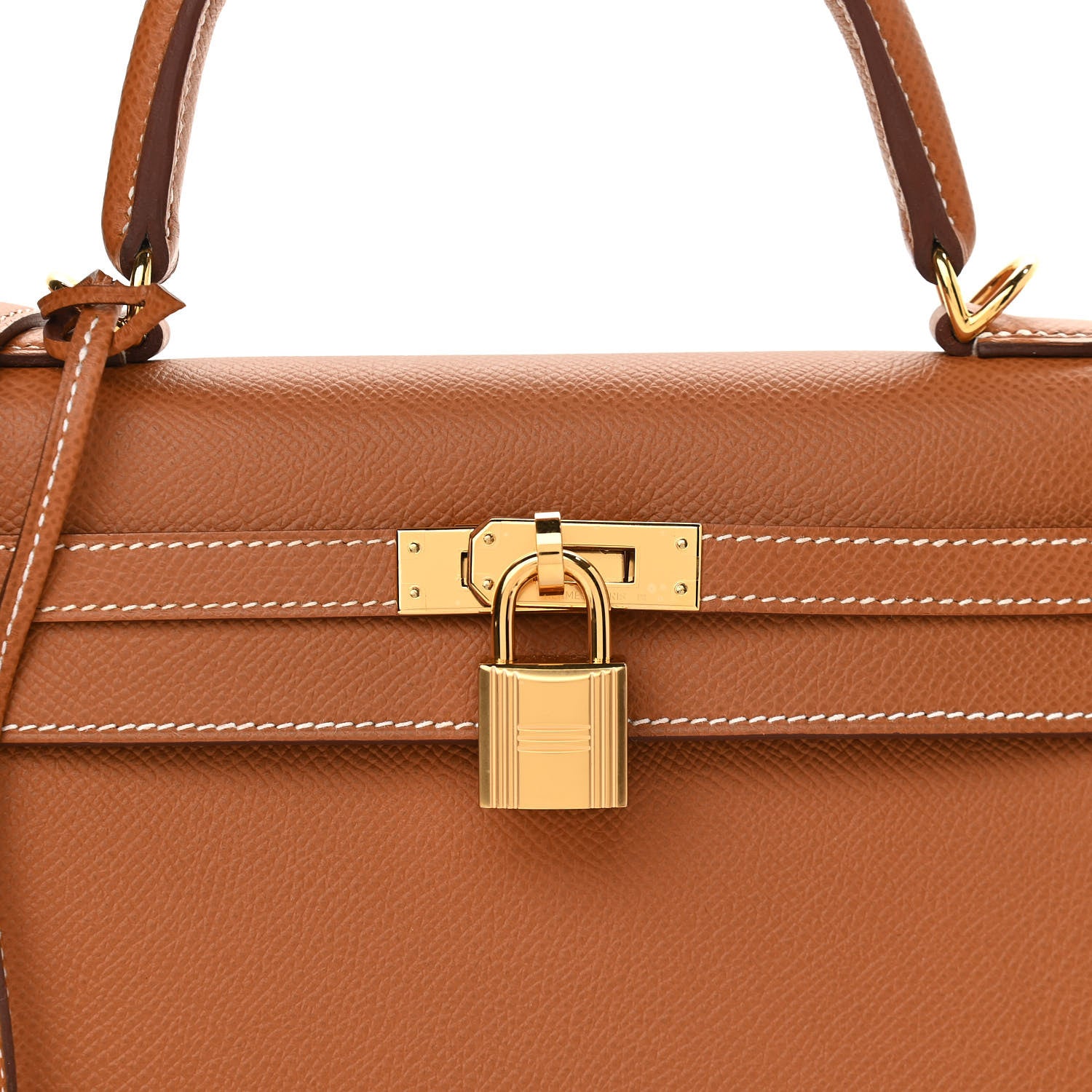 Hermes Epsom Kelly Sellier 25 Gold 8 of 10