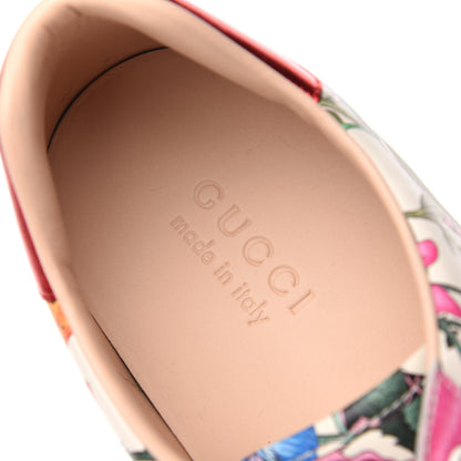 Gucci Calfskin Web Flora Snake Mens Ace Sneakers 11 White Multicolor 6 of 9