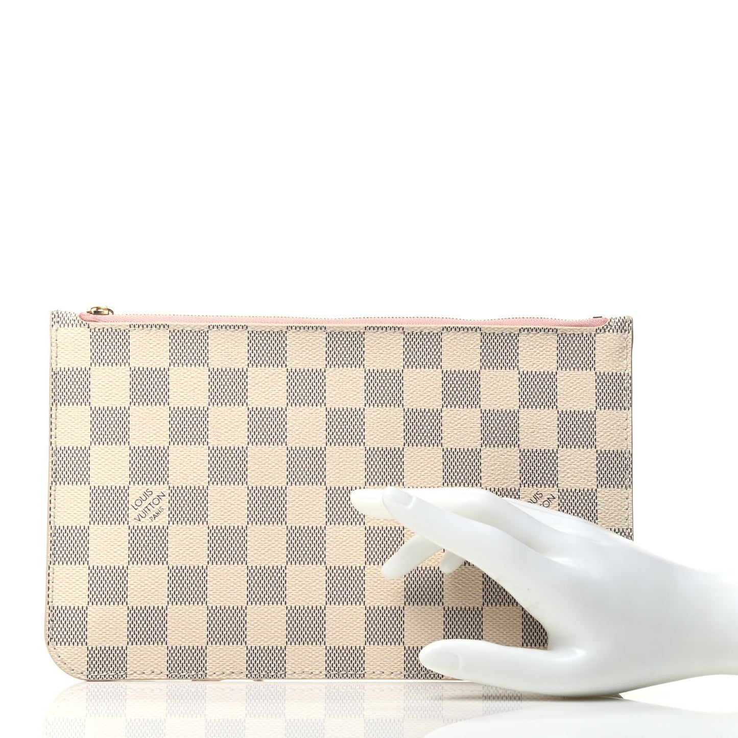Damier Azur Neverfull MM GM Pochette Rose Ballerine