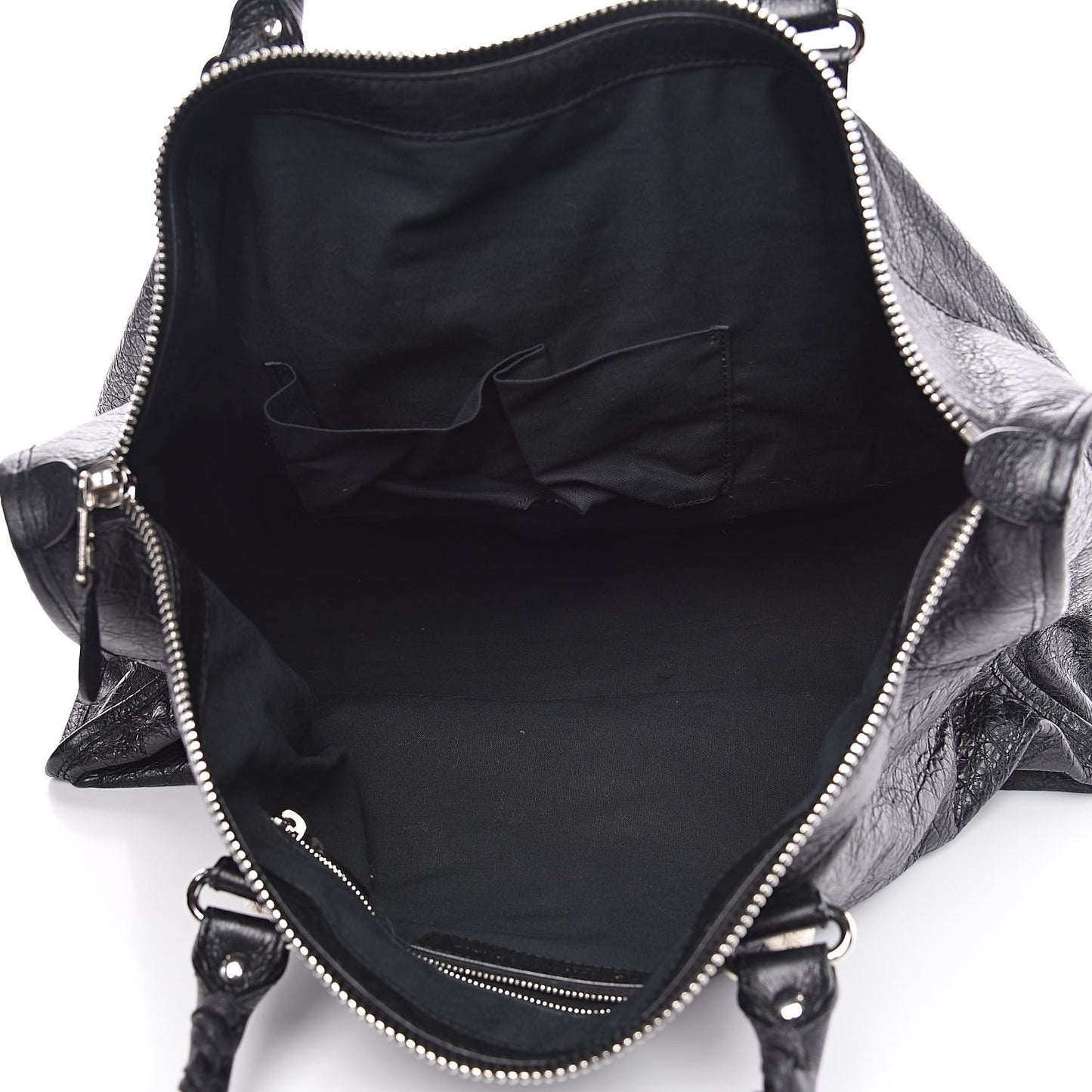 Agneau Giant 12 Silver Hardware Work Black