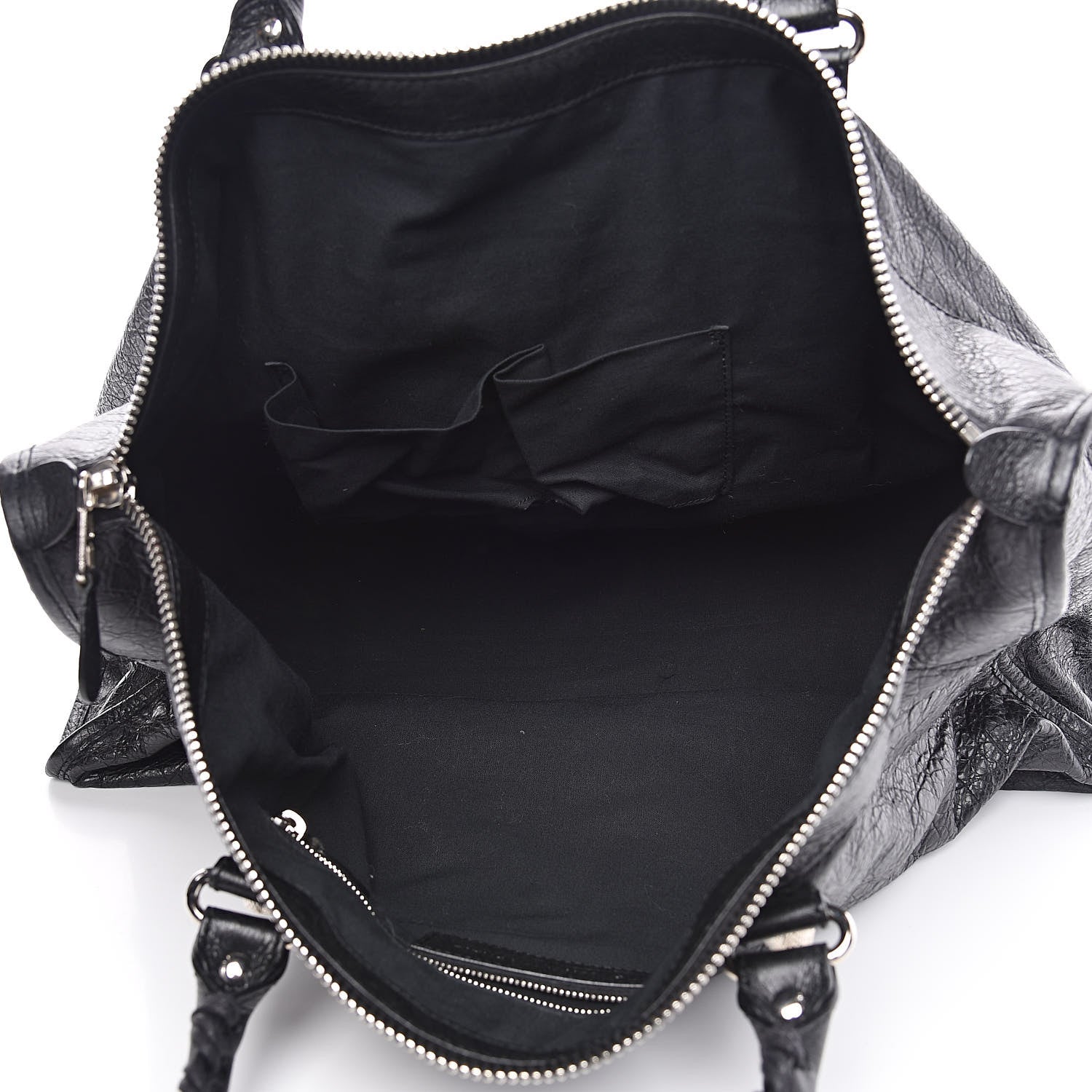 Balenciaga Agneau Giant 12 Silver Hardware Work Black 5 of 12