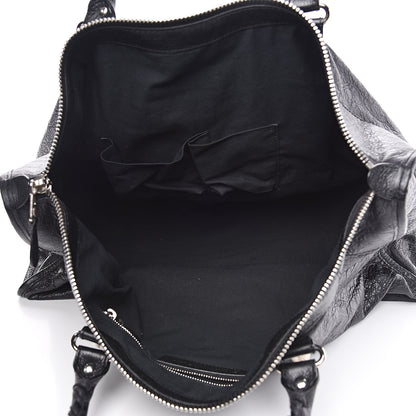 Balenciaga Agneau Giant 12 Silver Hardware Work Black 5 of 12