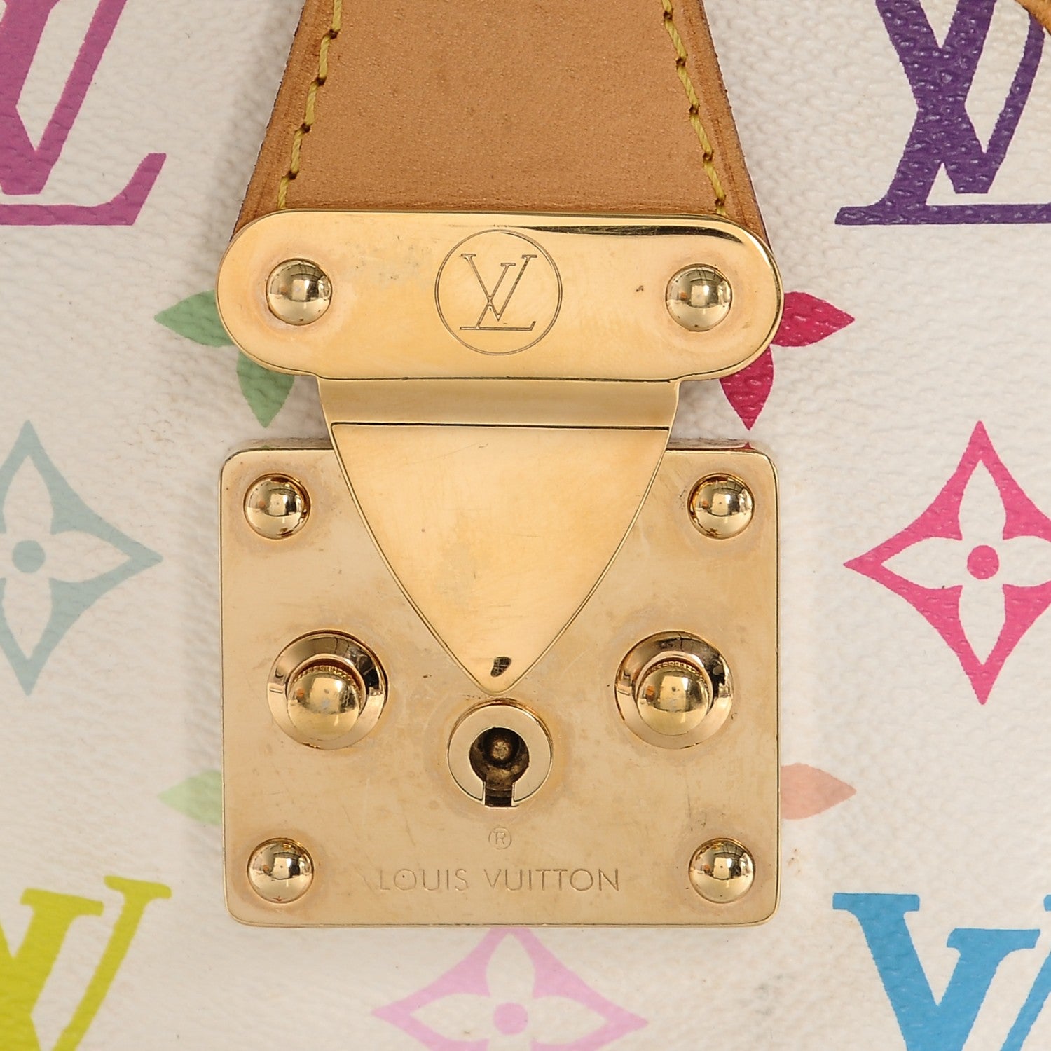 Louis Vuitton Monogram Multicolor Speedy 30 White 6 of 8