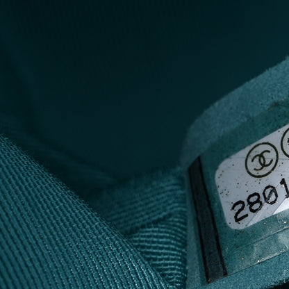 Chanel Caviar Quilted Small Boy Flap Turquoise 7 of 11