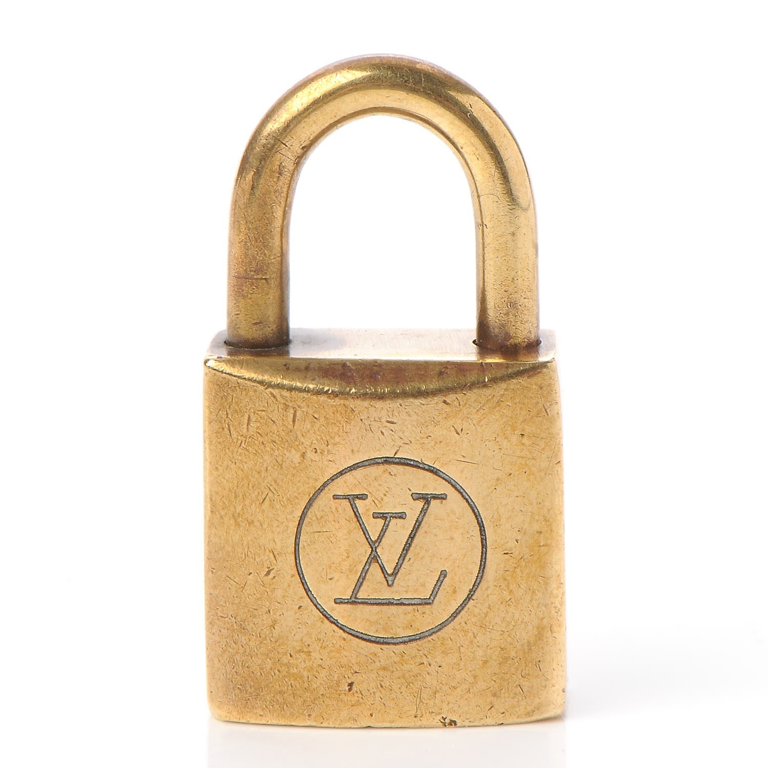 Louis Vuitton Brass Lock and 2 Keys Set #215 3 of 6