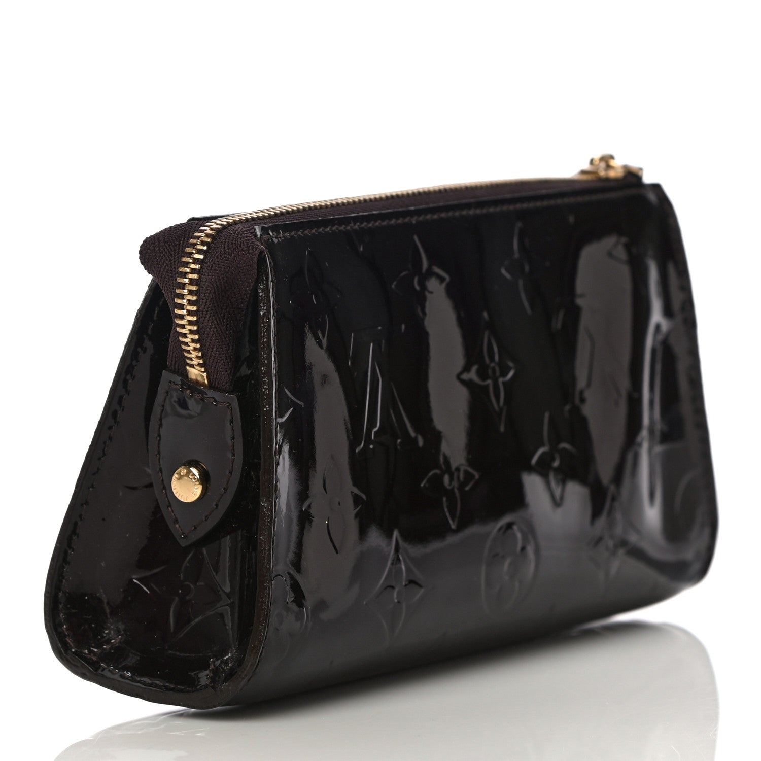 Louis Vuitton Vernis Trousse Cosmetic Pouch Amarante 3 of 9