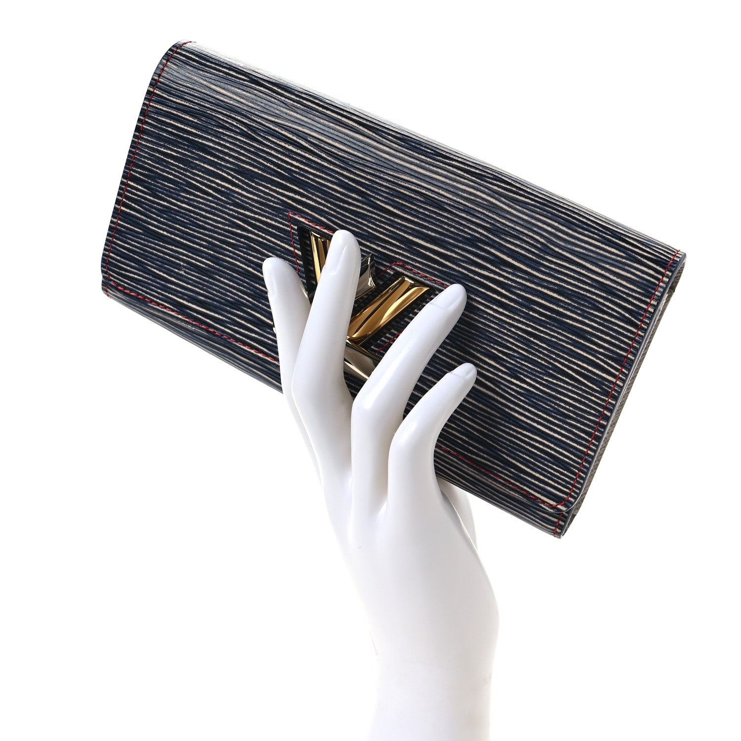 Louis Vuitton Epi Twist Wallet Denim Dark 2 of 10