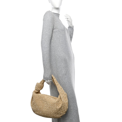 Bottega Veneta Suede Intrecciato Small Jodie Sand 3 of 10