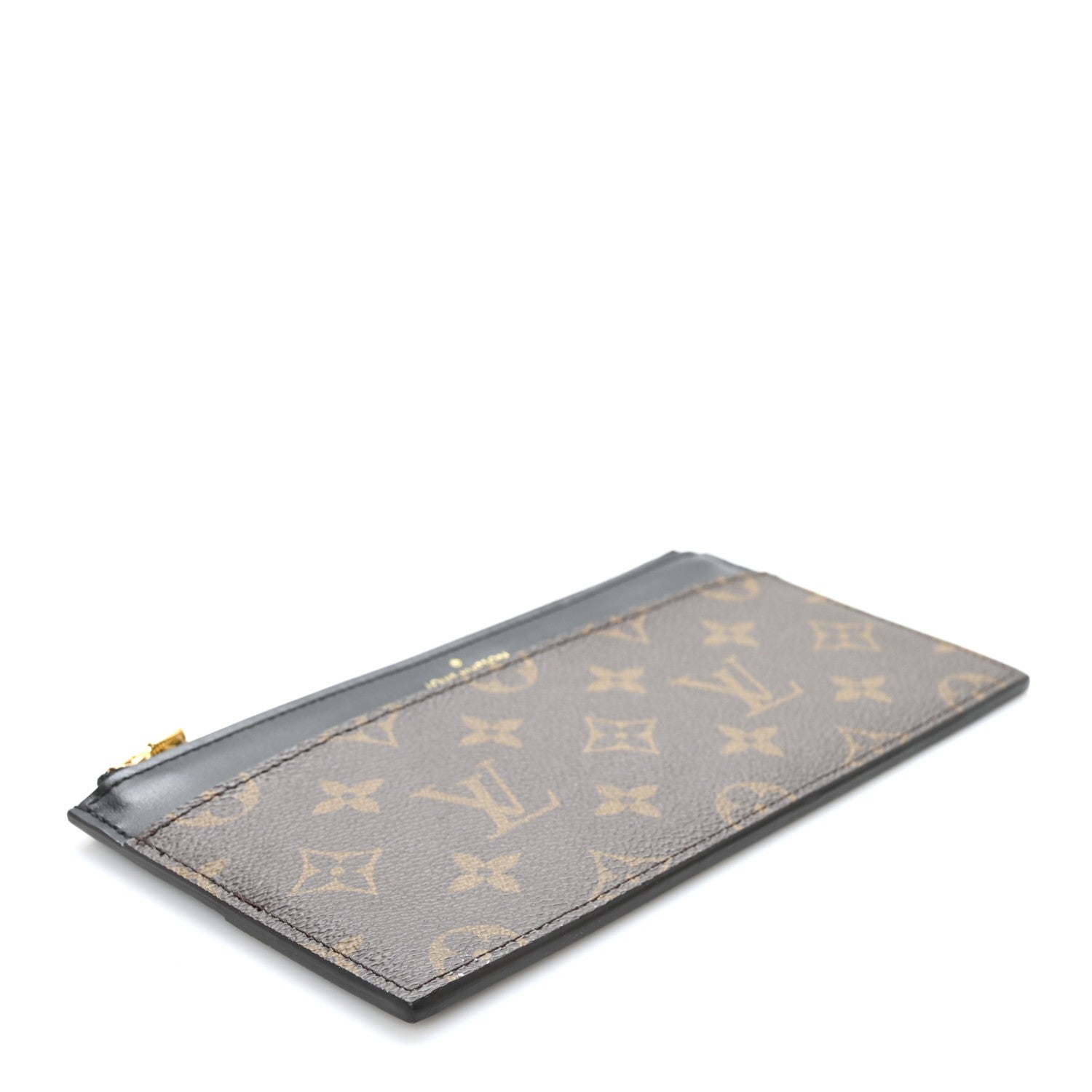 Louis Vuitton Monogram Slim Purse Black 4 of 7