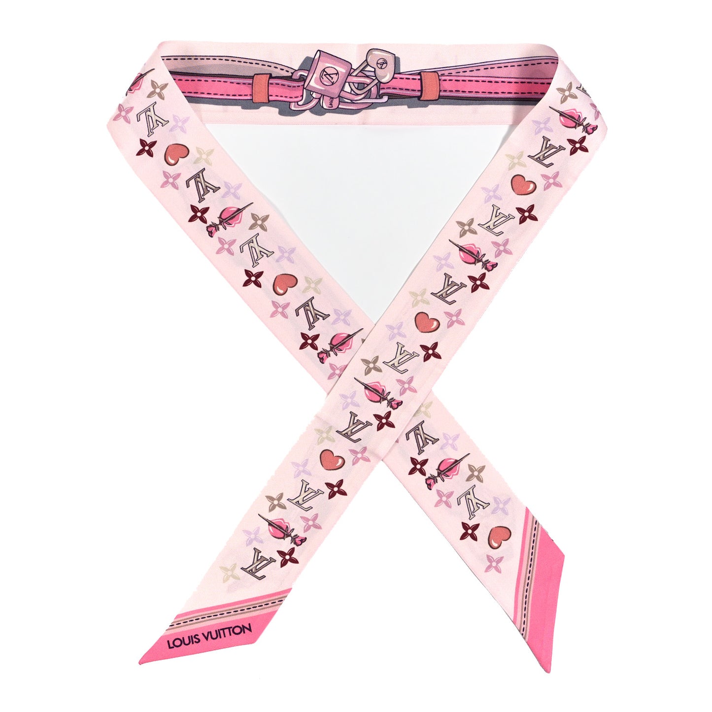 Silk Monogram A la Folie BB Bandeau Light Pink