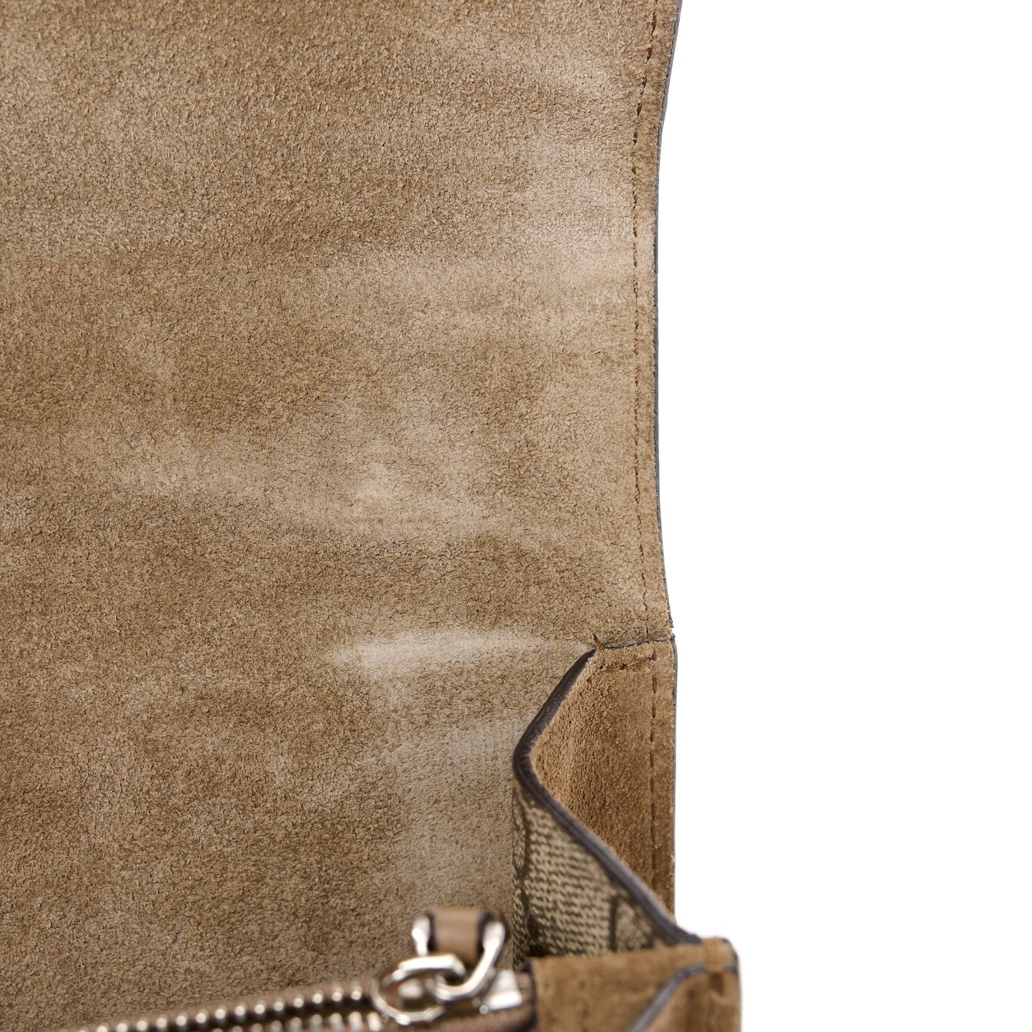 Gucci GG Supreme Monogram Small Dionysus Shoulder Bag Taupe 11 of 12
